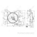 Ventilateurs de radiateur de refroidissement pour Peugeot PARTNER CITROEN XSARA